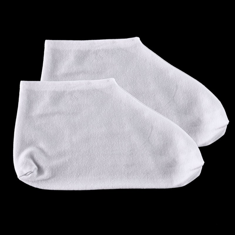 Hotop 3 Pairs Cotton Socks Moisturizing Socks Women Lotion Sock for Dry Feet Overnight Cotton Foot Lotion Hoses Spa Overnight Absorbing Stockings for Dry Cracked Feet White Moisture Enhancing Hoses - Image 5