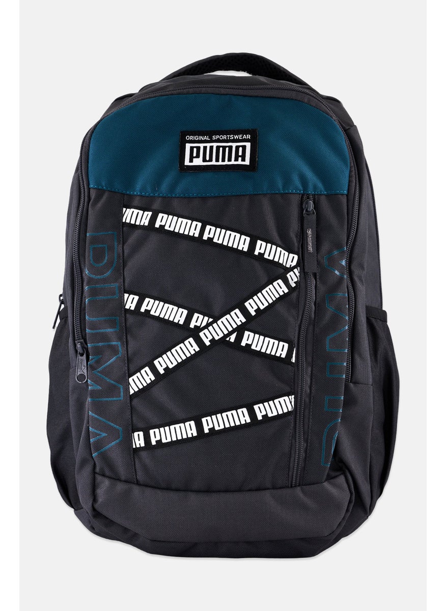PUMA Men Brand Logo Backpack , Charcoal Grey  - Image 1