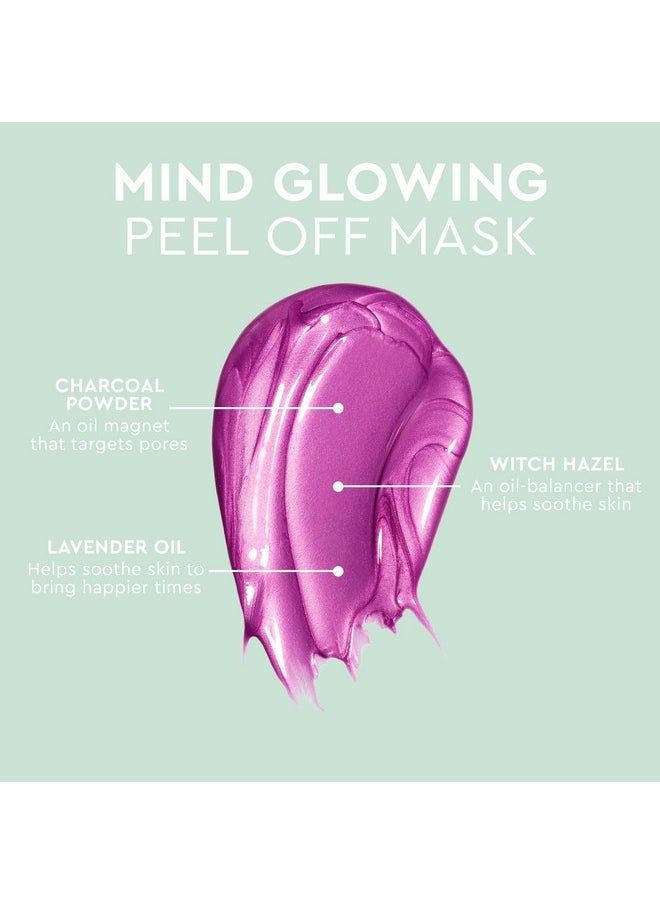 florence by mills - Lorence By Mills Mind Glowing Peel Off Mask ; Purple Peeloff Detoxifying Face Mask ; Refreshed + Glowing Skin ; Skincare Reset ; Vegan & Crueltyfree - Image 1
