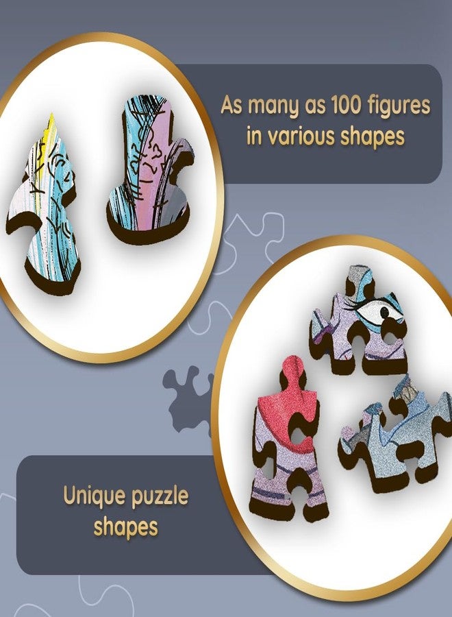 Trefl 20167 Disney Disney's Wooden Jigsaw Puzzle Villains Rally, Multi-Colour - Image 5