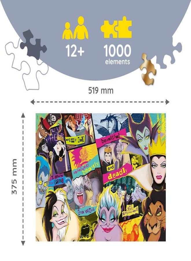 Trefl 20167 Disney Disney's Wooden Jigsaw Puzzle Villains Rally, Multi-Colour - Image 3