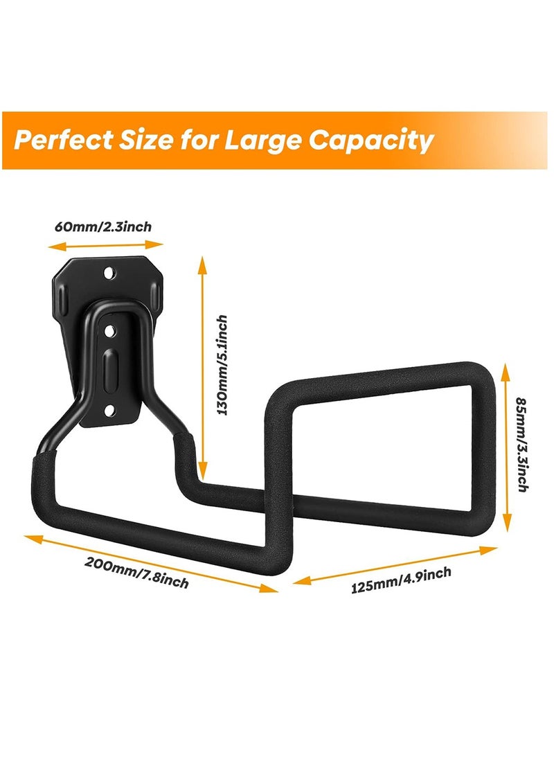 Arabest - Metal Garden Hose Holder, Heavy Duty Hose Hanger Wall Mounted Water Hose Holder for Outside Yard, Durable Hose Hooks Ideal for Water Hose, Extension Cords - Image 1
