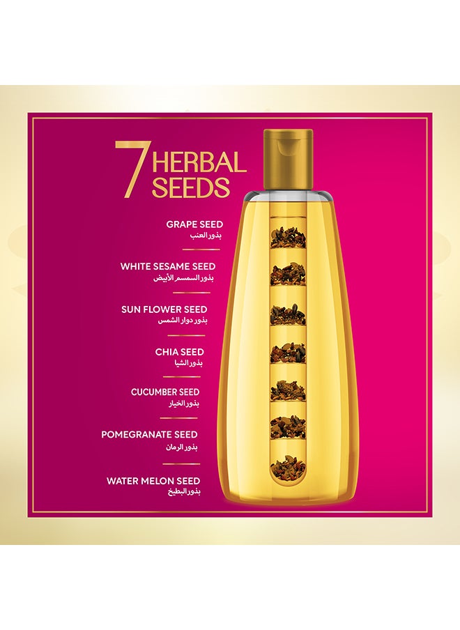 Herbsindia - Castor And 7 Herbal Seeds Hair Oil With Nourish Tube 280ml - Image 1