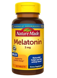 Nature Made Melatonin 3mg Tablets 120  - Image 1