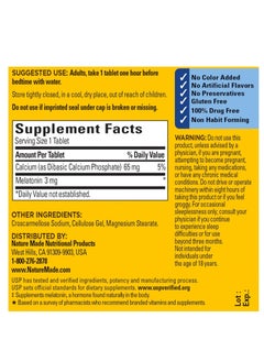 Nature Made Melatonin 3mg Tablets 120  - Image 3