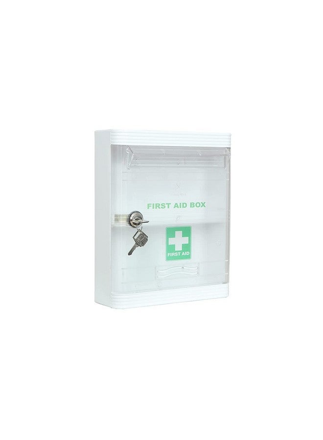 LEPOSE Plastic Wall Mountable First Aid Box/Emergency Medical Kit/First Aid Box For School, office/Home, Multi Partation……, Rectangular - Image 1