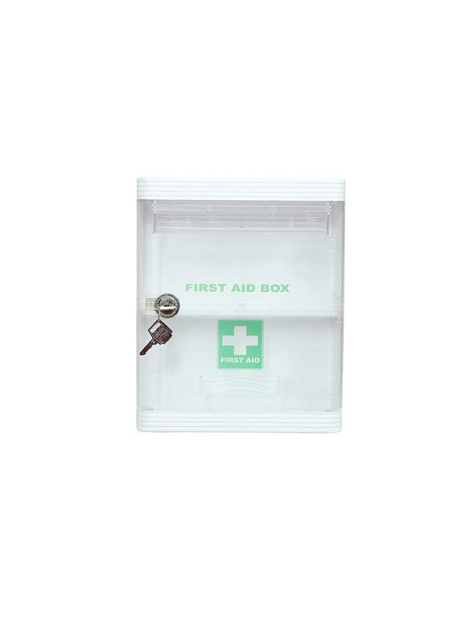 LEPOSE Plastic Wall Mountable First Aid Box/Emergency Medical Kit/First Aid Box For School, office/Home, Multi Partation……, Rectangular - Image 2