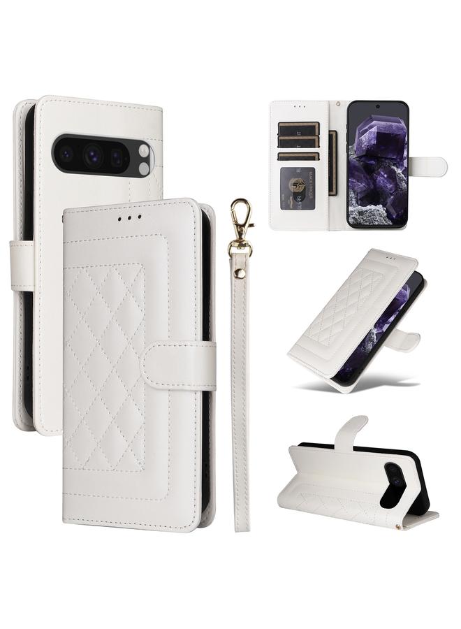 S-TOP Case For Google Pixel 9 Diamond Lattice Leather Flip Phone Case - Image 1
