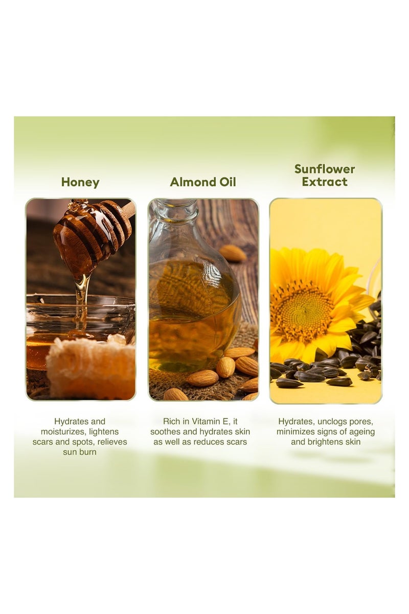 VLCC - Almond Honey Deep Nourishing & Skin Brightening Body Lotion - 350 ml (Pack of 2) | Moisturizes, Nourishes & Brightens Skin | Enriched with Almond Oil & Honey | Non-Greasy, Lightweight Formula - Image 4