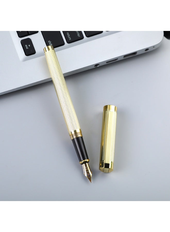 NIIMBOT Gold Business Fountain Pen, InkPen Best Pen Gift Set for Men & Women, Professional, Executive, Office, Nice Pens (Without Ink） - Image 2