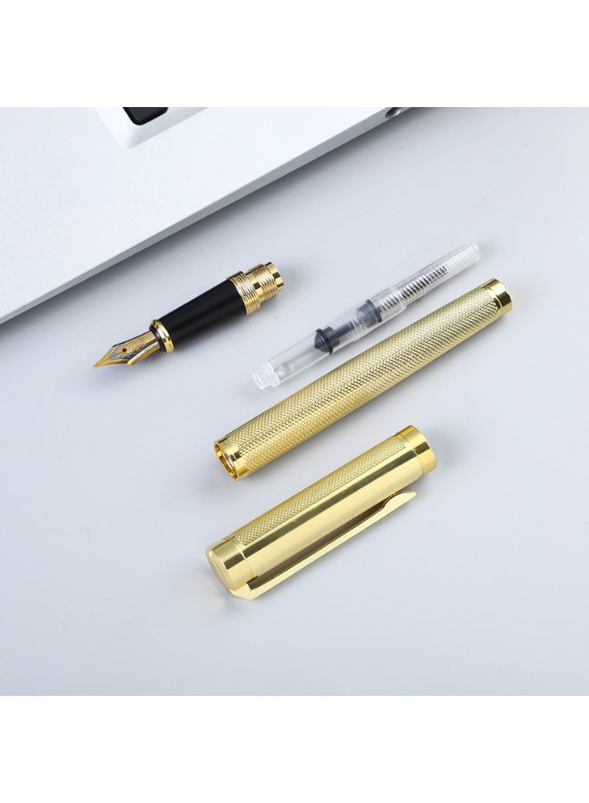 NIIMBOT Gold Business Fountain Pen, InkPen Best Pen Gift Set for Men & Women, Professional, Executive, Office, Nice Pens (Without Ink） - Image 3