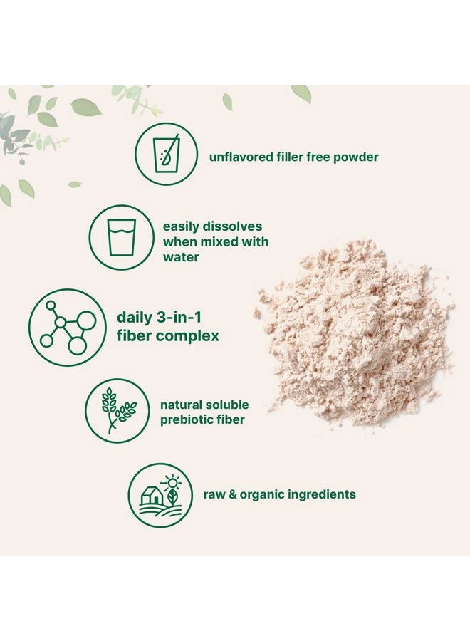 Micro Ingredients Organic Triple Fiber Powder, 2lb | Natural Prebiotic to Support Digestive & Gut Health | Soluble, Easily Digestible | Unflavored, Vegan - Image 4