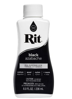 RIT Rit All-Purpose Liquid Dye, Black  - Image 1