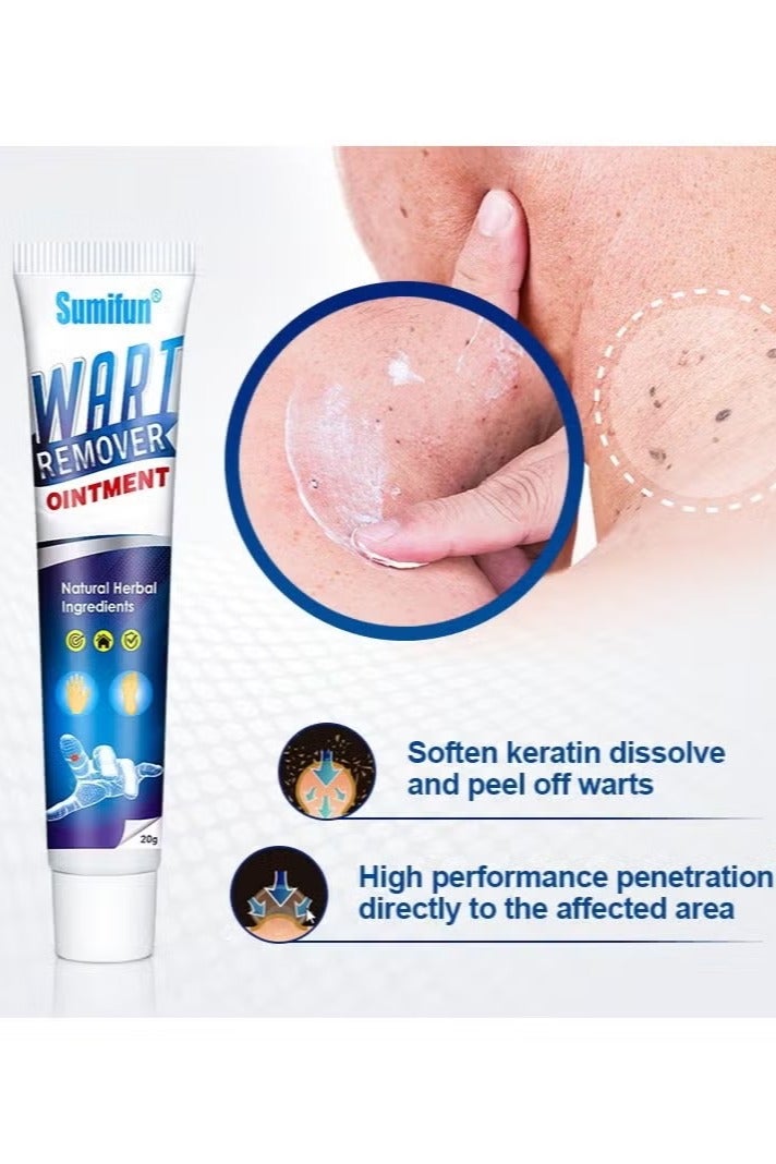 Sumifun مرهم إزالة الثآليل، ميستاحا 20 جرام - مكونات طبيعية لعلاج الثآليل بأمان، حب الشباب، الشامات، وتقليل الندبات - Image 4