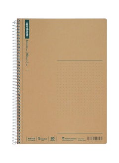 Maruman 80-Sheet Dotted Grid Lined Notebook A5 Size  - Image 1