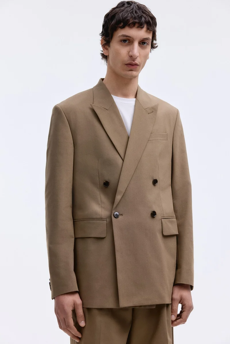 Relaxed Fit Double-breasted blazer