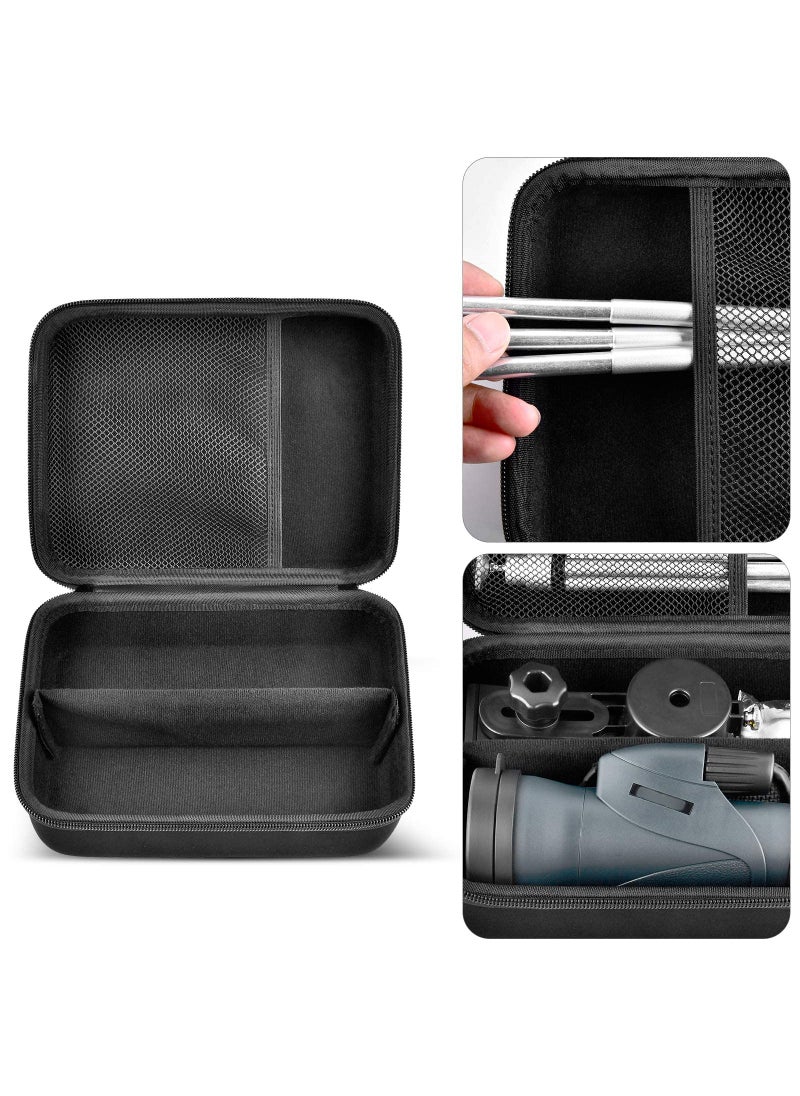 Comecase Monocular Telescope Case Compatible with Gosky 12x55/ for Eullsi/for PhysioPhyx 80x100/ for Pankoo 12x50/ for Titan 12x55 High Definition Monocular Telescope and Smartphone Holder & Tripod-Bag Only  - Image 3