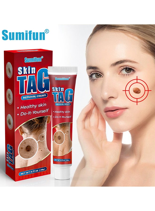 Sumifun Skin Tag Removal Cream, Remove Warts, Remove Moles And Smooth Skin, Skin Tag For Common Treatment Effective And Safe 20G - Image 2