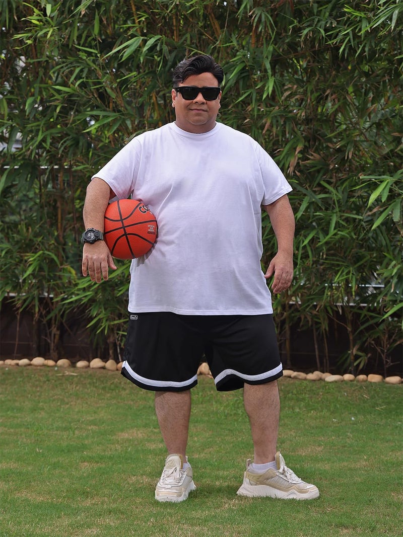 Bigbanana Men's Regular Fit Shorts (Jesty,Black,3XL) - Image 4