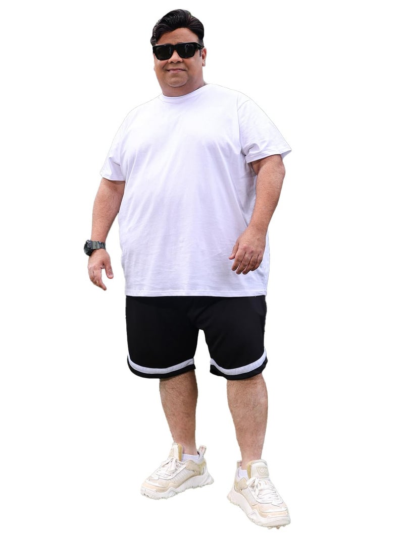 Bigbanana Men's Regular Fit Shorts (Jesty,Black,3XL) - Image 1
