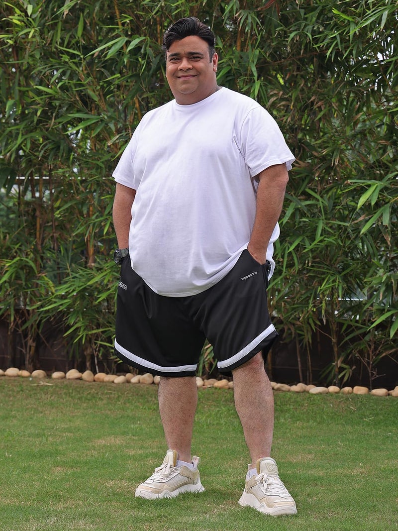 Bigbanana Men's Regular Fit Shorts (Jesty,Black,3XL) - Image 3