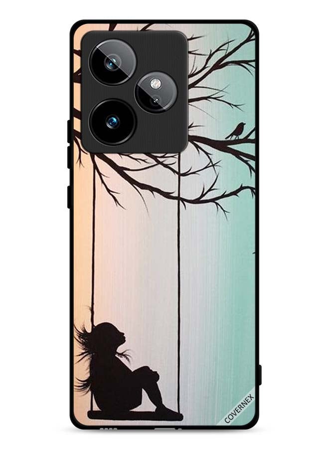Covernex Realme GT 7 5G Protective Case Cover Sad Little Girl Art Paint