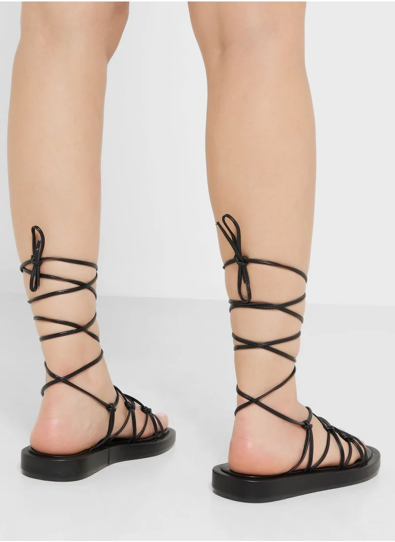 TOPSHOP Multi Strap Sandals