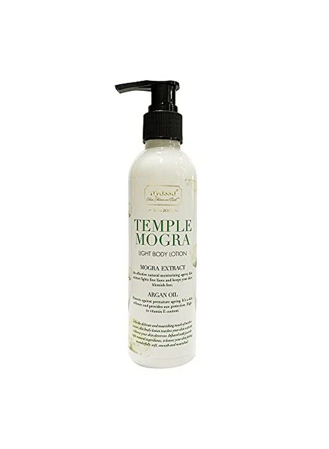 Nyassa Temple Mogra Light Body Lotion With Mogra Extract And The Magic Of Argan Oil Cold Pressed Avocado Oil Sweet Almond Oil Shea Butter. No Parabens Sulphates Vegetarian. Cruelty Free. (200Ml) - Image 1