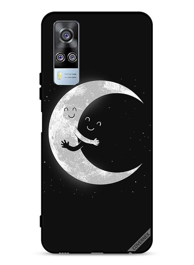 Covernex vivo Y51 2020 Protective Case Cover Moon & Dark Sky Hug - Image 1