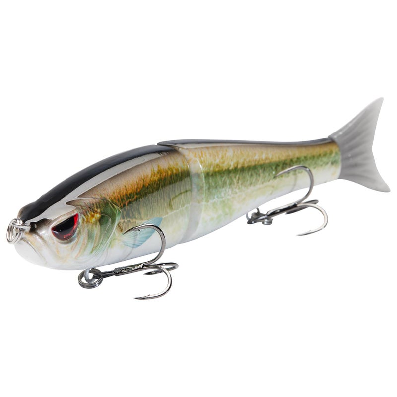 Bassdash SwimShad Glide Baits Jointed Swimbait Bass Pike Salmon Trout Muskie Fishing Lure - Image 1