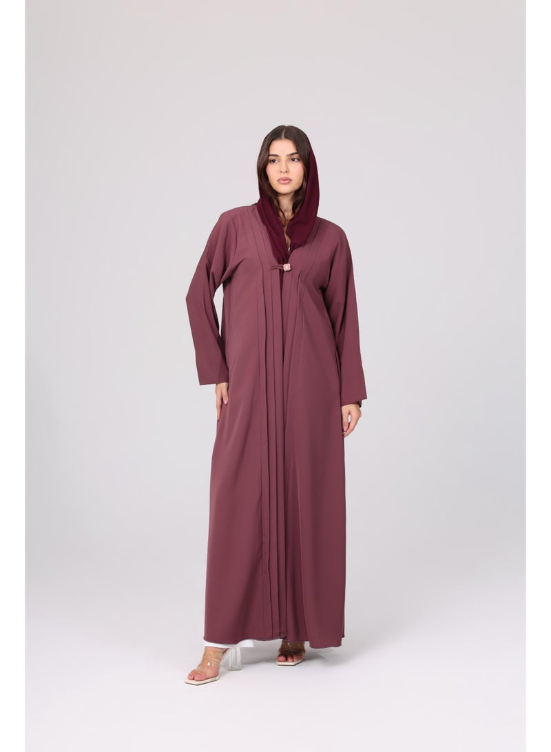 اكسا عباية سادة مطوية ملونة - Image 1