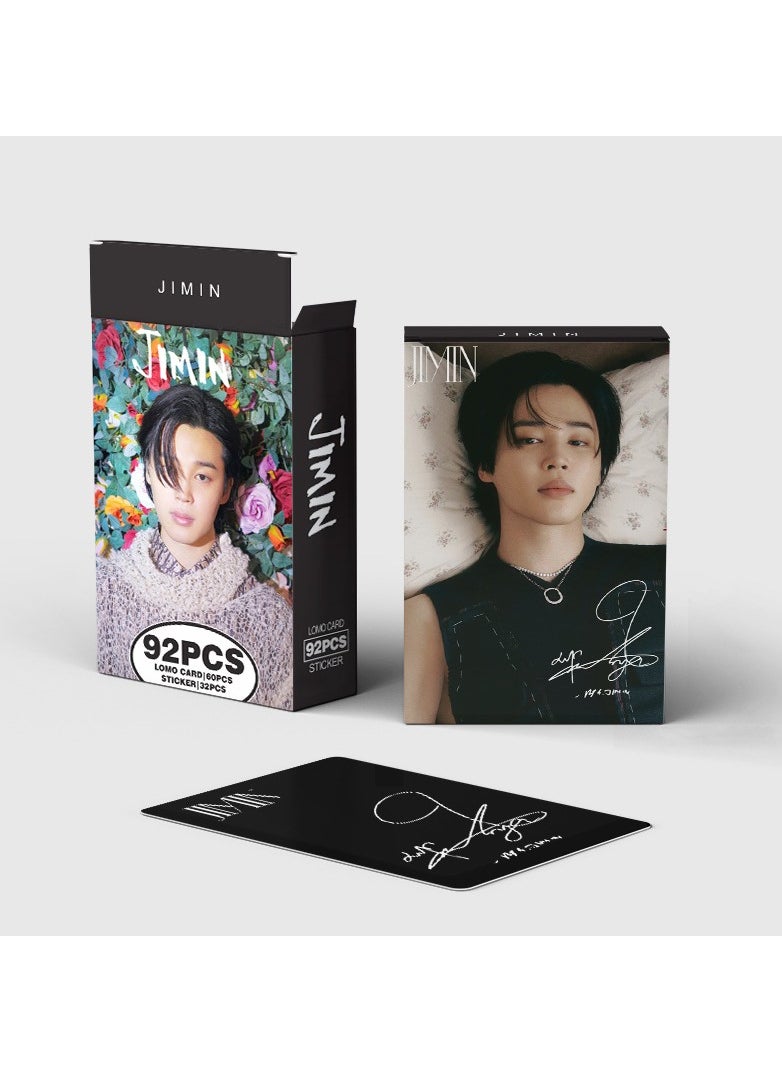EHOME - 92Pcs Bts Member JIMIN Solo Album PRODUCTION DIARY Lomo Card And Sticker - Image 1