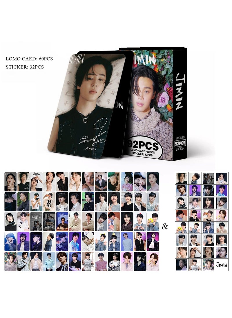 EHOME - 92Pcs Bts Member JIMIN Solo Album PRODUCTION DIARY Lomo Card And Sticker - Image 1