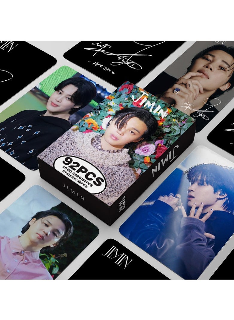 EHOME - 92Pcs Bts Member JIMIN Solo Album PRODUCTION DIARY Lomo Card And Sticker - Image 1