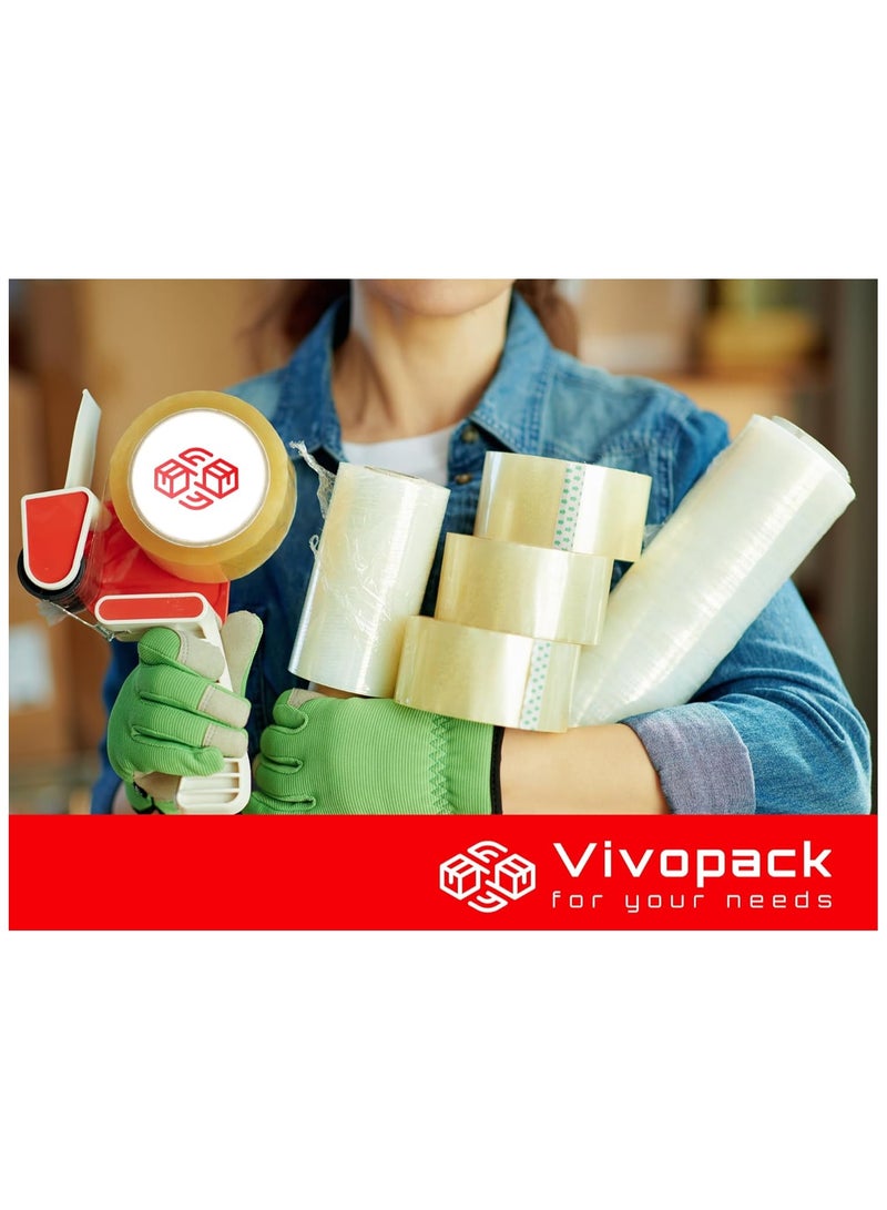 Generic VIVOPACK® Film for furniture, packaging film on a roll, stretch film, transparent, 50 cm wide, 23 μm, 250 m, film for moving, packaging film, packaging... - Image 2