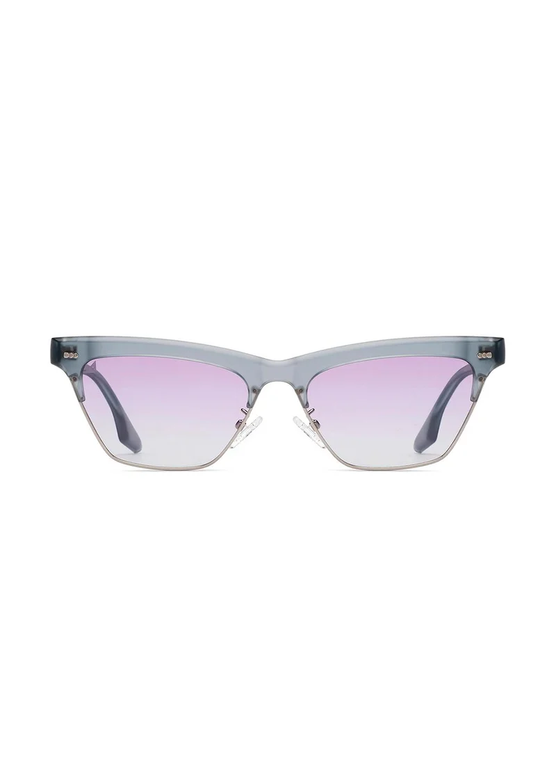 VINCENT CHASE Unisex Polarized Clubmaster Sunglasses VC S16338