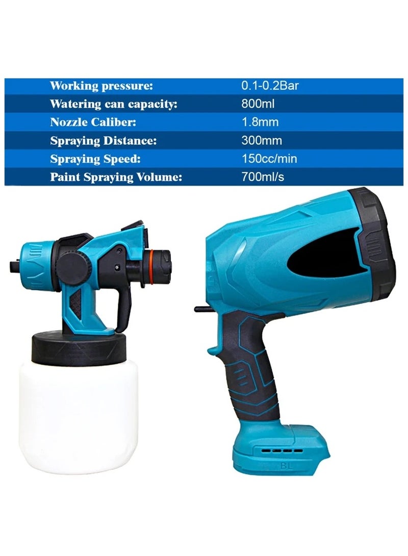 مسدس رش كهربائي قابل لإعادة الشحن بالبطارية لرش الطلاء للجدران والأثاث - Image 3