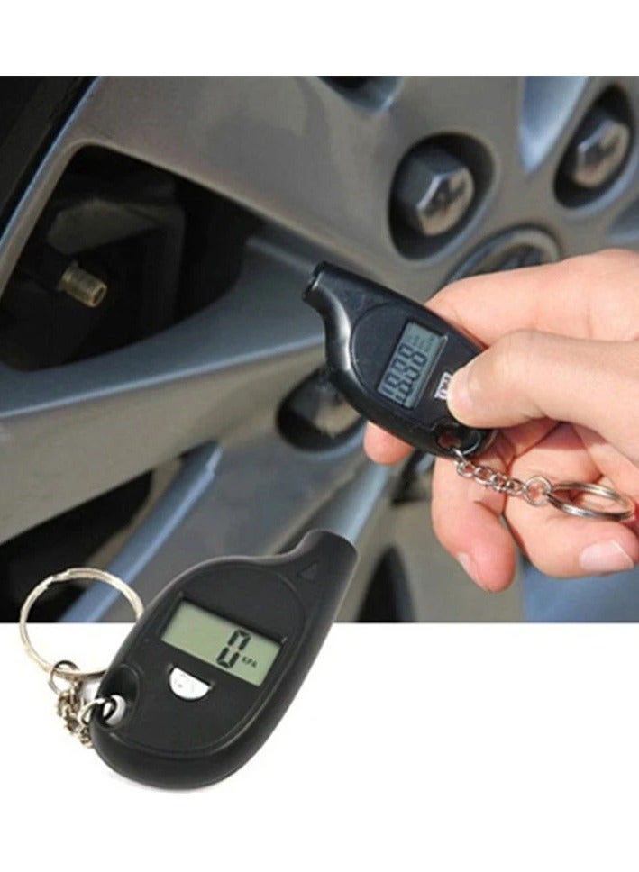 Generic Tire Gauge Digital LCD Display Car Air Pressure Tester Meter Auto Motorcycle Tire Manometer Tire Pressure Gauge  - Image 2