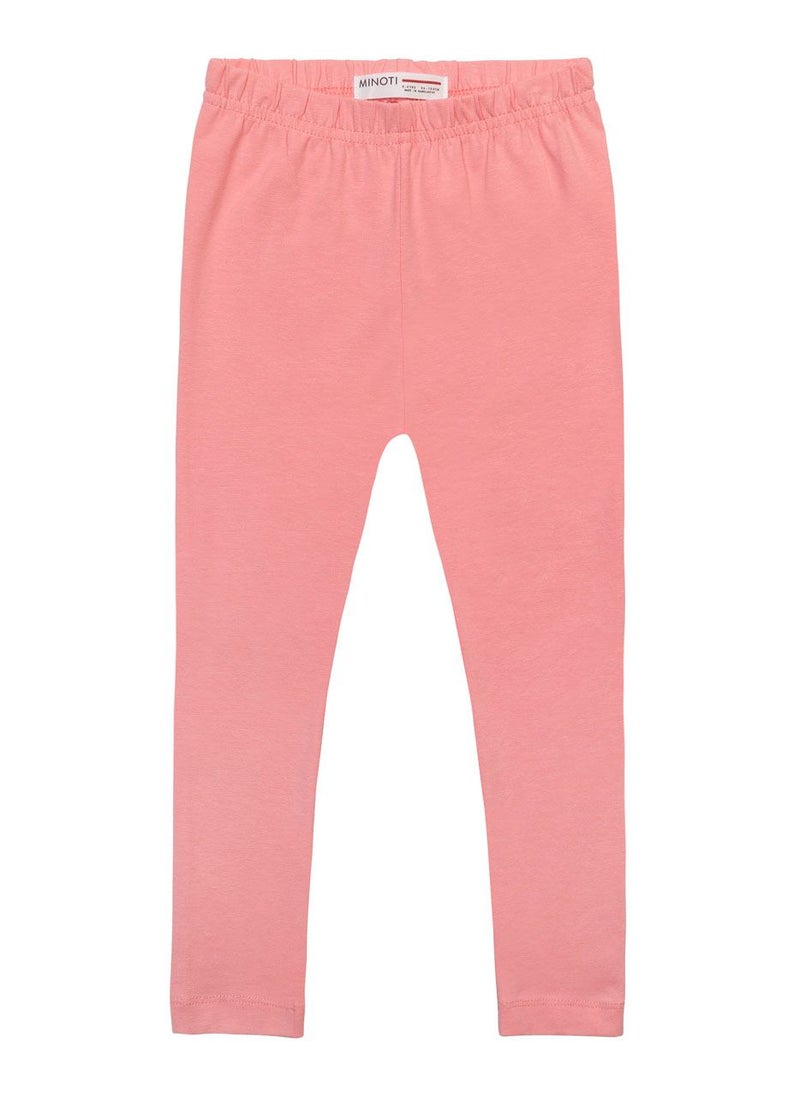 MINOTI Girls' Everyday Cotton Leggings with Stretch Waistband - Image 2