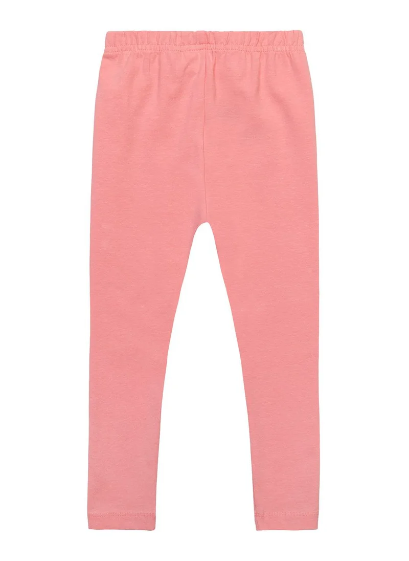 MINOTI Girls' Everyday Cotton Leggings with Stretch Waistband