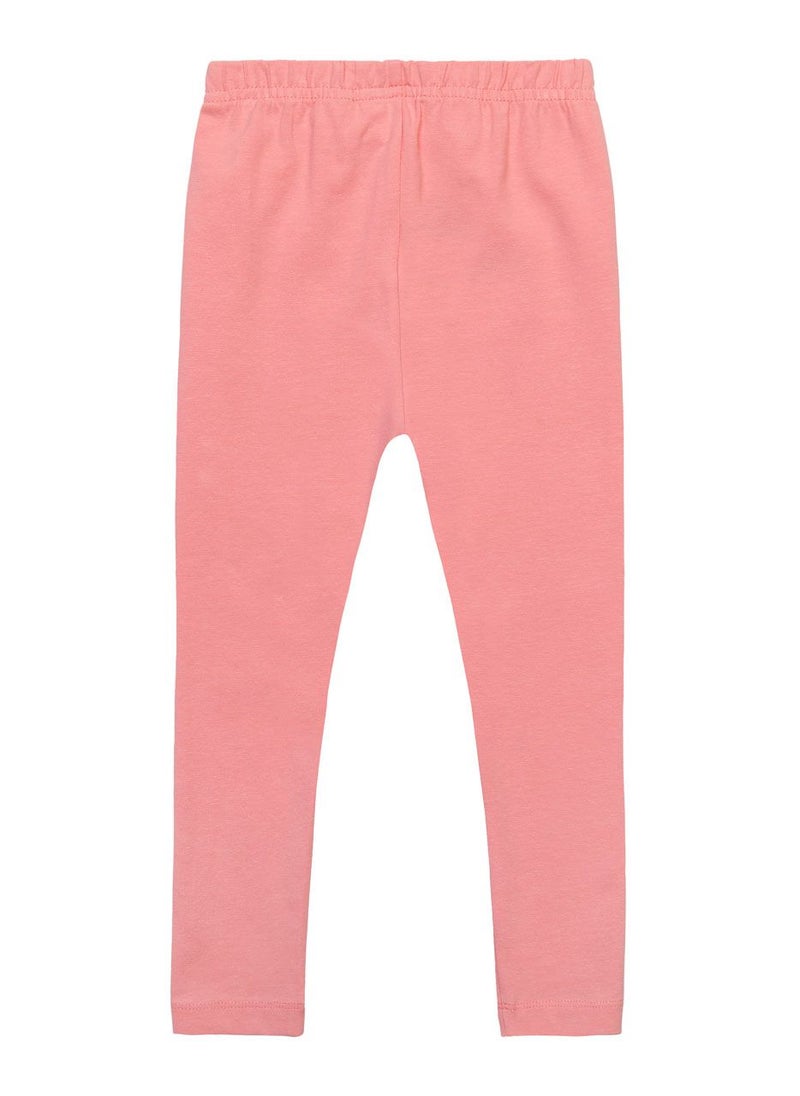 MINOTI Girls' Everyday Cotton Leggings with Stretch Waistband - Image 3