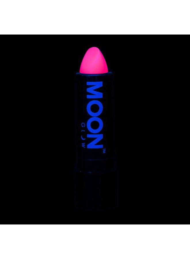 Moon Glow Blacklight Neon UV Lipstick 0.16oz - Pastel Pink – Glows brightly under Blacklights/UV Lighting! - Image 2