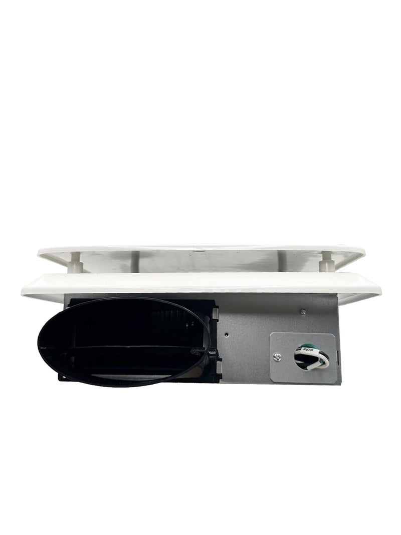 Astberg Astberg Mr Slim ASE1003 100mm Height Heavy Duty Ceiling Mounted Exhaust Metal 100mm4 200CMH Ceiling Exhaust  - Image 3