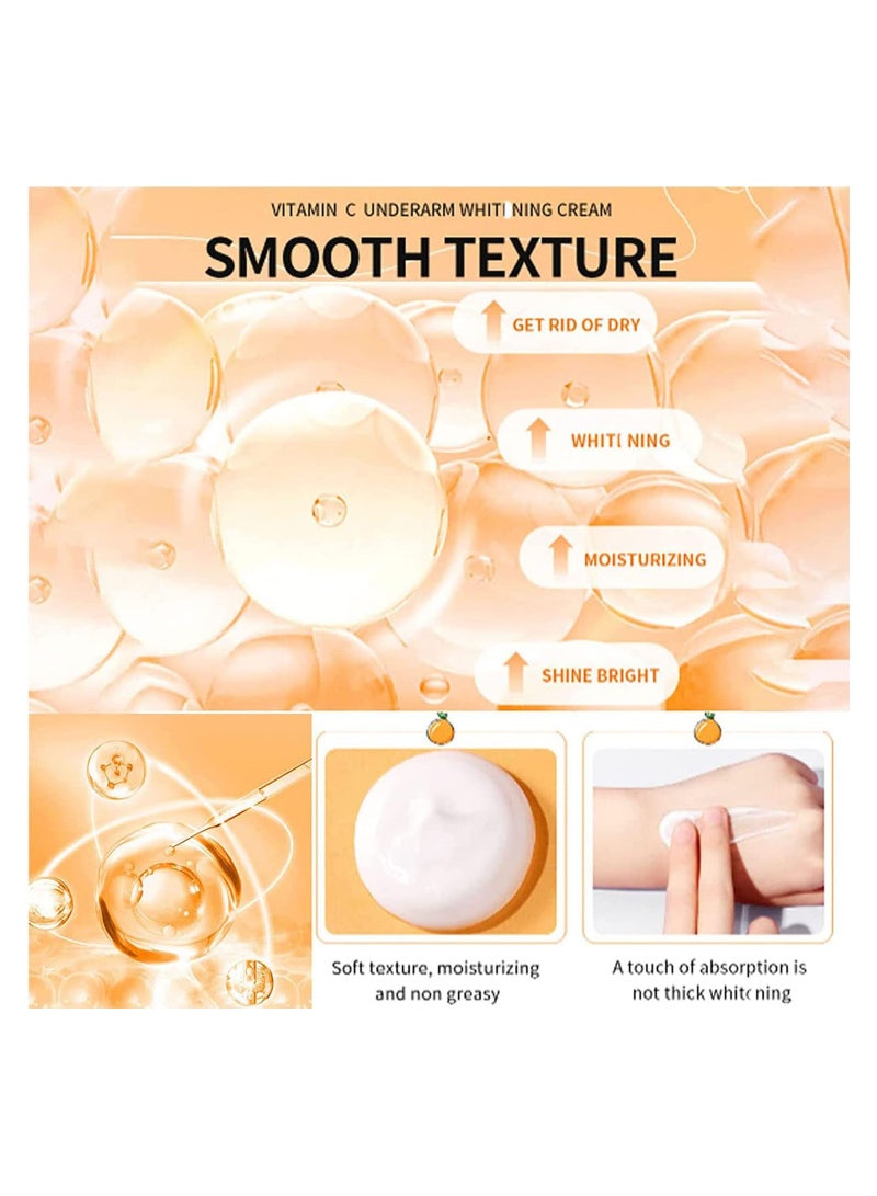 KASTWAVE Natural Skincare Underarm Cream, Women Dark Spot Corrector Cream for Armpit, Neck, Knees, Elbows, Inner Thigh, Dark Spot Remover for Body, 4Pcs - Image 5