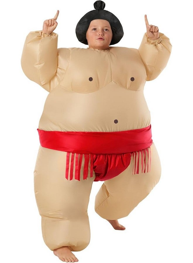 Morph Red Sumo Inflatable Costume - Kids Sumo Wrestling Suit for Halloween - Image 1