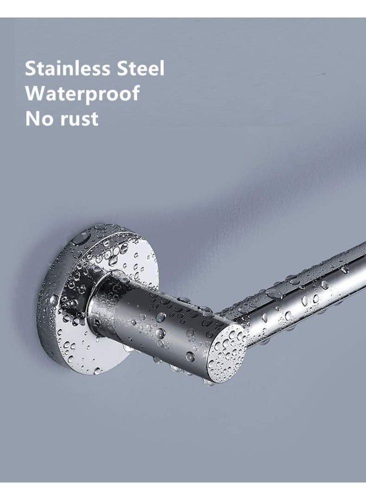 Y&D Towel Bar Chrome, 23.6 Inch Stainless Steel Towel Rack Bathroom Towel Holder Wall Mount Kitchen Dish Cloth Hanger (Chrome, 23.6 Inch) - Image 3