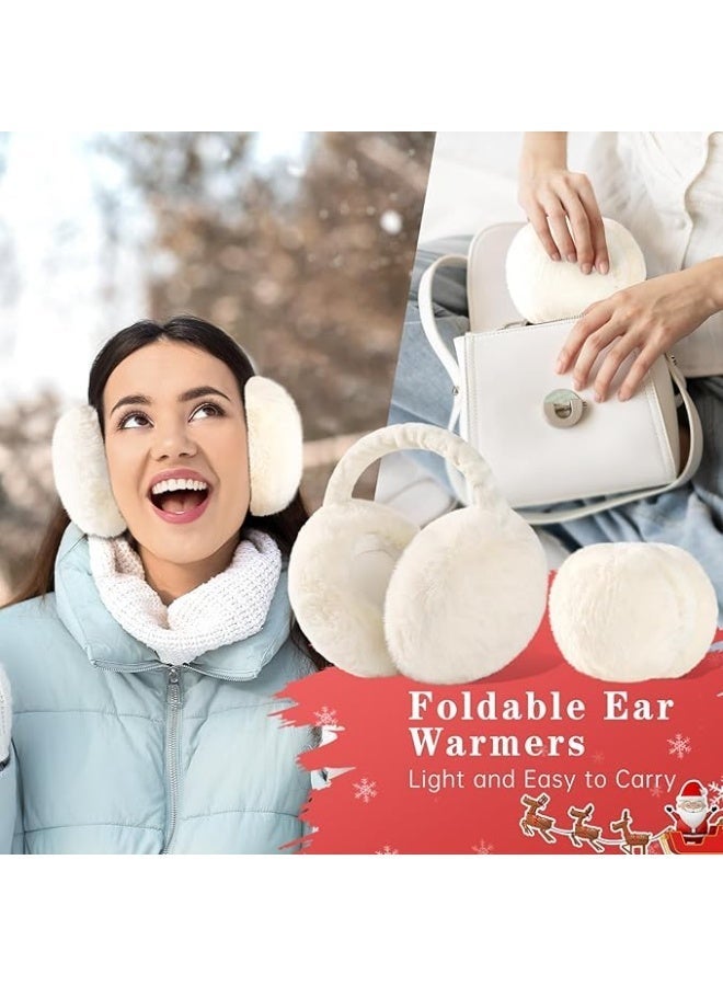 ChicAbode Ear Muffs For Winter Women, Adjustable Earmuffs For Women Winter Foldable, Ear Warmers Outdoor Ear Covers Headband - Image 2
