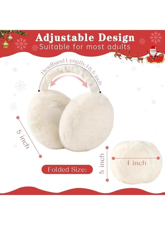 ChicAbode Ear Muffs For Winter Women, Adjustable Earmuffs For Women Winter Foldable, Ear Warmers Outdoor Ear Covers Headband - Image 4
