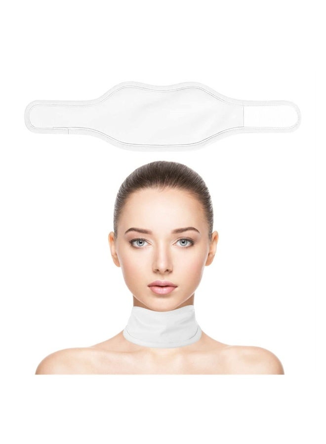 Generic Castor Oil Neck Pack Compress, Castor Oil Thyroid Neck Wrap, Waterproof Less Mess Reusable Castor Oil Pack for Neck Relaxation, Less Inflammation Naturopathic (Castor Oil Not Included)- White - Image 1