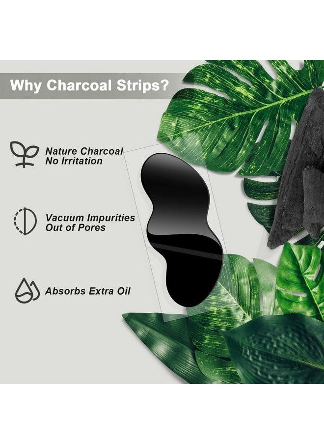 Charmonic Blackhead Remover Pore Strips 100 Pcs Black Head Remover For Face Charcoal Nose Strips For Blackheads Instant Pore Cleaner For Nose Area Face Oil Blackheads Whiteheads For Women  - Image 5